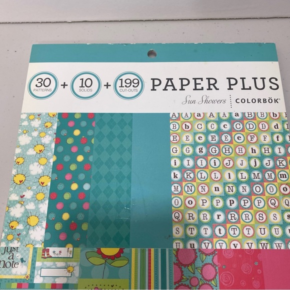 Colorbok Paper 50 Sheets Pattern Cutouts 8.5in x 11in Crafts Scrapbook Floral - Picture 4 of 6